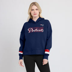 New England Patriots Women's Over Under Pullover Hoodie | NFL On sale