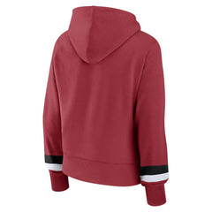 Arizona Cardinals Women's Over Under Pullover Hoodie | NFL Discount