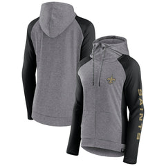 New Orleans Saints Women's Blind Side Lightweight Full-Zip Hoodie | NFL Online