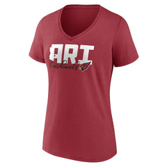 Arizona Cardinals Women's Back Home Again V-Neck T-Shirt | NFL New
