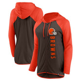 Cleveland Browns Women's Forever Fan Full-Zip Hoodie | NFL Hot
