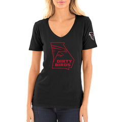 Atlanta Falcons Women's Dirty Birds Kickoff V-Neck T-Shirt | NFL Near me