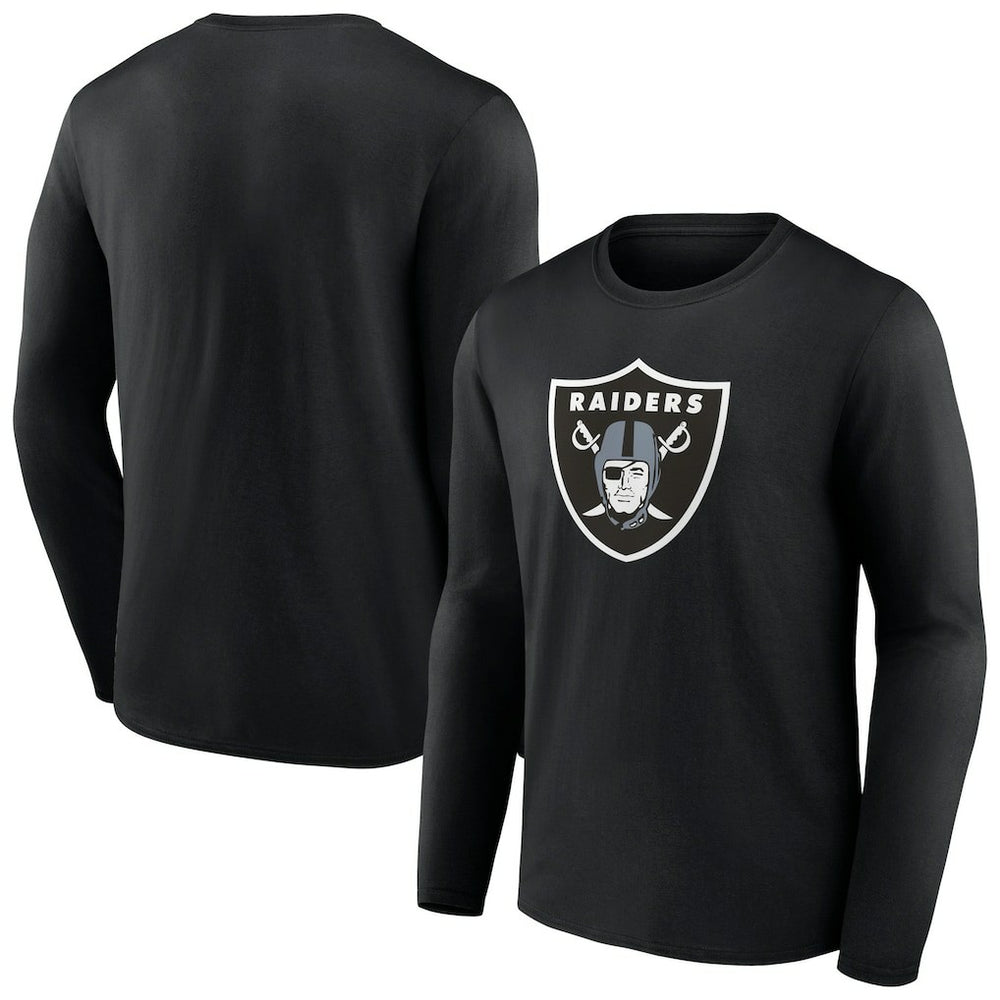 Las Vegas Raiders Primary Team Logo Long Sleeve T-Shirt | NFL Outlet
