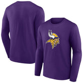 Minnesota Vikings Primary Team Logo Long Sleeve T-Shirt | NFL Hot