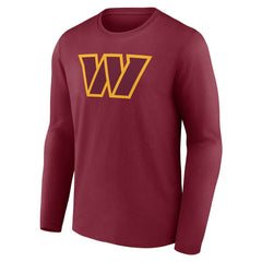 Washington Commanders Primary Team Logo Long Sleeve T-Shirt | NFL Outlet