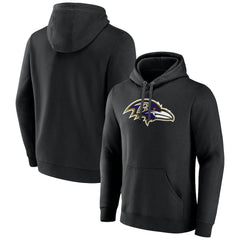 Baltimore Ravens Primary Team Logo Fitted Pullover Hoodie | NFL Near me