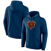 Chicago Bears Primary Team Logo Fitted Pullover Hoodie | NFL Sale