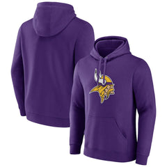 Minnesota Vikings Primary Team Logo Fitted Pullover Hoodie | NFL Sale