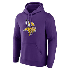 Minnesota Vikings Primary Team Logo Fitted Pullover Hoodie | NFL Sale