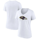 Baltimore Ravens Women's Primary Team Logo V-Neck T-Shirt | NFL New