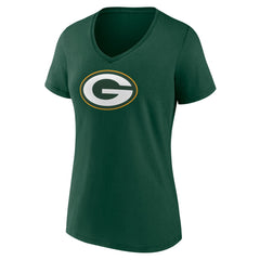 Green Bay Packers Women's Primary Team Logo V-Neck T-Shirt | NFL On sale