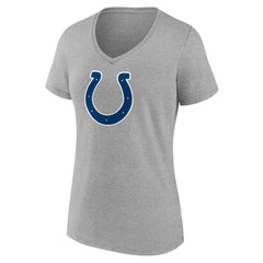 Indianapolis Colts Women's Primary Team Logo V-Neck T-Shirt | NFL Hot