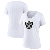 Las Vegas Raiders Women's Primary Team Logo V-Neck T-Shirt | NFL On sale