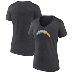 Los Angeles Chargers Women's Primary Team Logo V-Neck T-Shirt | NFL New
