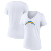 Los Angeles Chargers Women's Primary Team Logo V-Neck T-Shirt | NFL Outlet