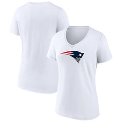New England Patriots Women's Primary Team Logo V-Neck T-Shirt | NFL On sale