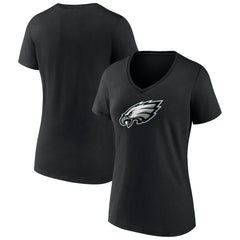 Philadelphia Eagles Women's Primary Team Logo V-Neck T-Shirt | NFL US