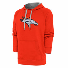 Denver Broncos Antigua Victory Chenille Pullover Hoodie | NFL US