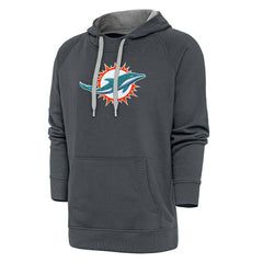 Miami Dolphins Antigua Victory Chenille Pullover Hoodie | NFL Hot