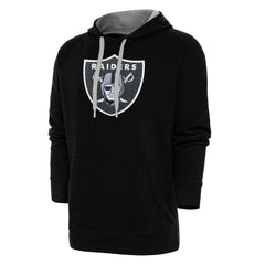 Las Vegas Raiders Antigua Victory Chenille Pullover Hoodie | NFL US