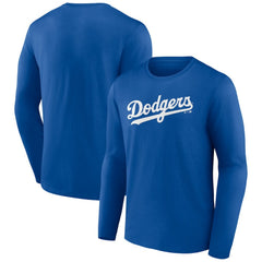 Los Angeles Dodgers Wordmark Long Sleeve T-Shirt - MLB T-shirts