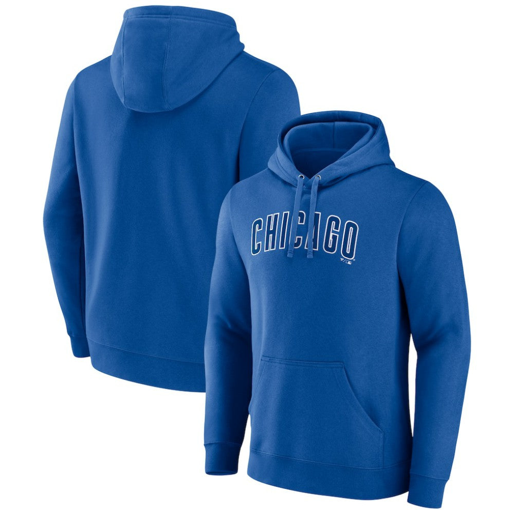 Chicago Cubs Official Wordmark Pullover Hoodie - MLB Hoodies