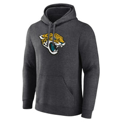 Jacksonville Jaguars Primary Team Logo Fitted Pullover Hoodie | NFL Discount