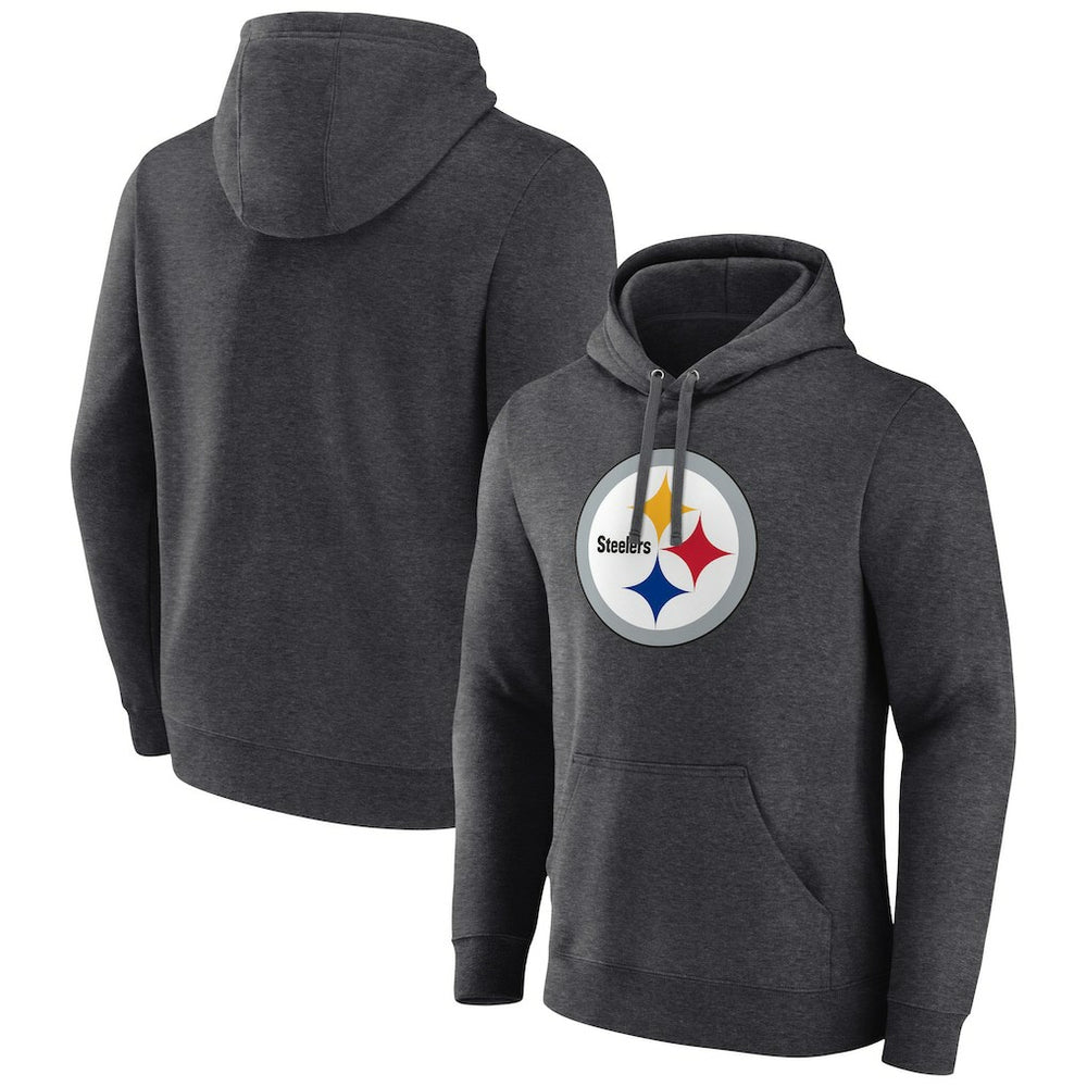 Pittsburgh Steelers Primary Team Logo Fitted Pullover Hoodie | NFL New