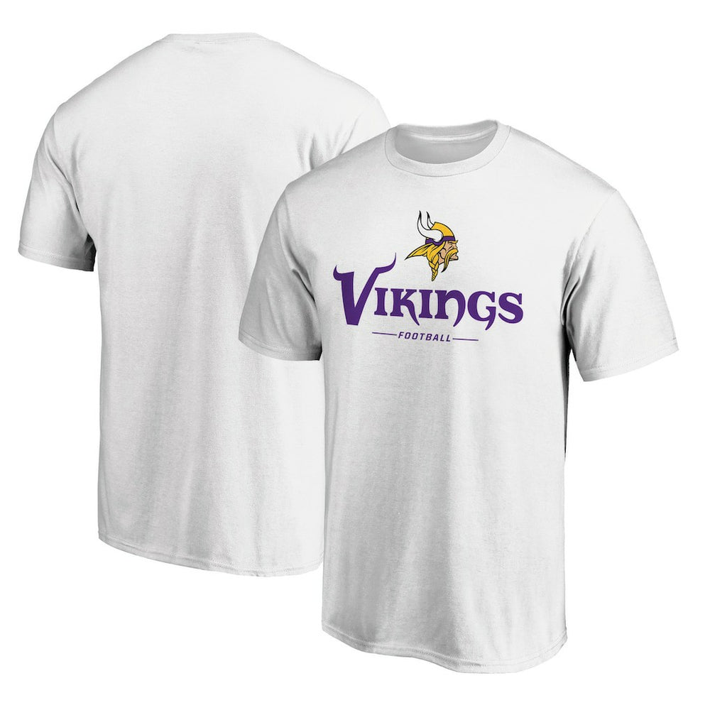 Minnesota Vikings Logo Team Lockup T-Shirt | NFL New