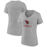 Arizona Cardinals Women's Logo Team Lockup V-Neck T-Shirt | NFL On sale
