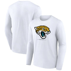 Jacksonville Jaguars Logo Team Lockup Long Sleeve T-Shirt | NFL Online