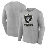 Las Vegas Raiders Logo Team Lockup Long Sleeve T-Shirt | NFL New
