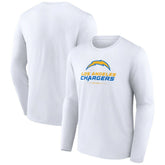 Los Angeles Chargers Logo Team Lockup Long Sleeve T-Shirt | NFL Near me