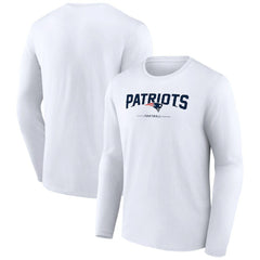 New England Patriots Logo Team Lockup Long Sleeve T-Shirt | NFL Near me