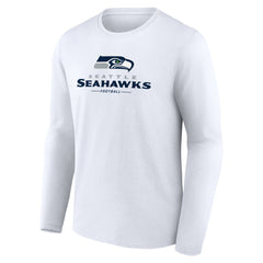 Seattle Seahawks Logo Team Lockup Long Sleeve T-Shirt | NFL US