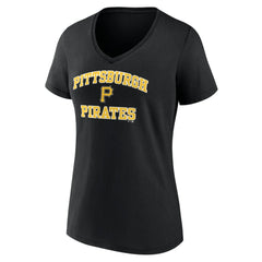 Pittsburgh Pirates Women's Heart and Soul V-Neck T-Shirt - MLB T-shirts
