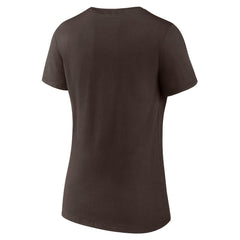 San Diego Padres Women's Heart and Soul V-Neck T-Shirt - MLB T-shirts