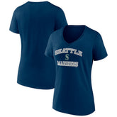 Seattle Mariners Women's Heart and Soul V-Neck T-Shirt - MLB T-shirts