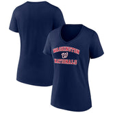 Washington Nationals Women's Heart and Soul T-Shirt - MLB T-shirts