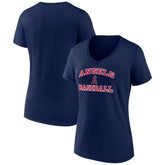 Los Angeles Angels Women's Heart and Soul V-Neck T-Shirt - MLB T-shirts