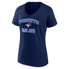 Toronto Blue Jays Women's Heart and Soul V-Neck T-Shirt - MLB T-shirts