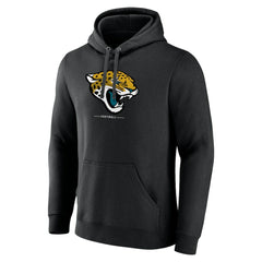 Jacksonville Jaguars Logo Team Lockup Fitted Pullover Hoodie | NFL Near me