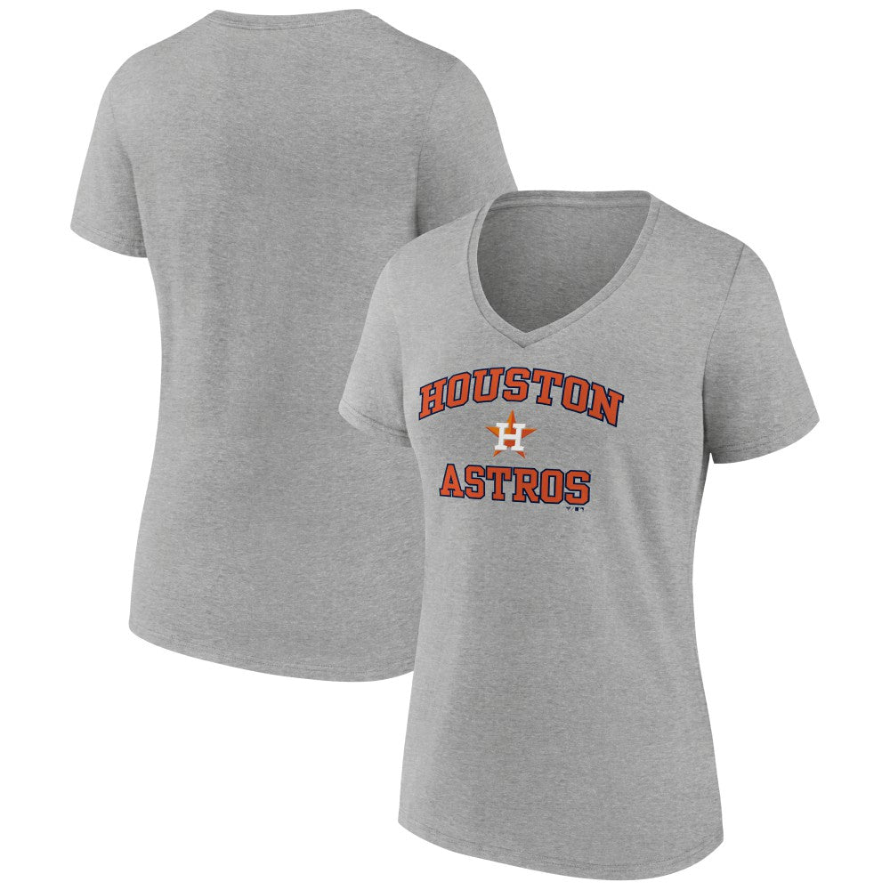 Houston Astros Women's Heart and Soul V-Neck T-Shirt - MLB T-shirts