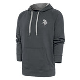 Minnesota Vikings Antigua Metallic Logo Victory Pullover Hoodie | NFL Discount