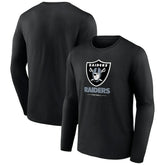 Las Vegas Raiders Logo Team Lockup Long Sleeve T-Shirt | NFL Near me
