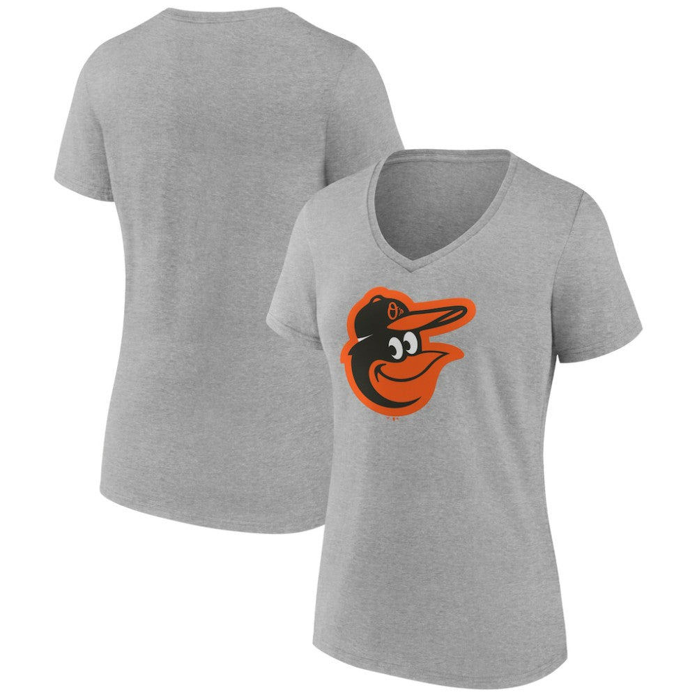 Baltimore Orioles Women's Official Logo V-Neck T-Shirt - MLB T-shirts