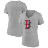 Boston Red Sox Women's Official Logo V-Neck T-Shirt - MLB T-shirts
