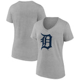 Detroit Tigers Women's Official Logo V-Neck T-Shirt - MLB T-shirts