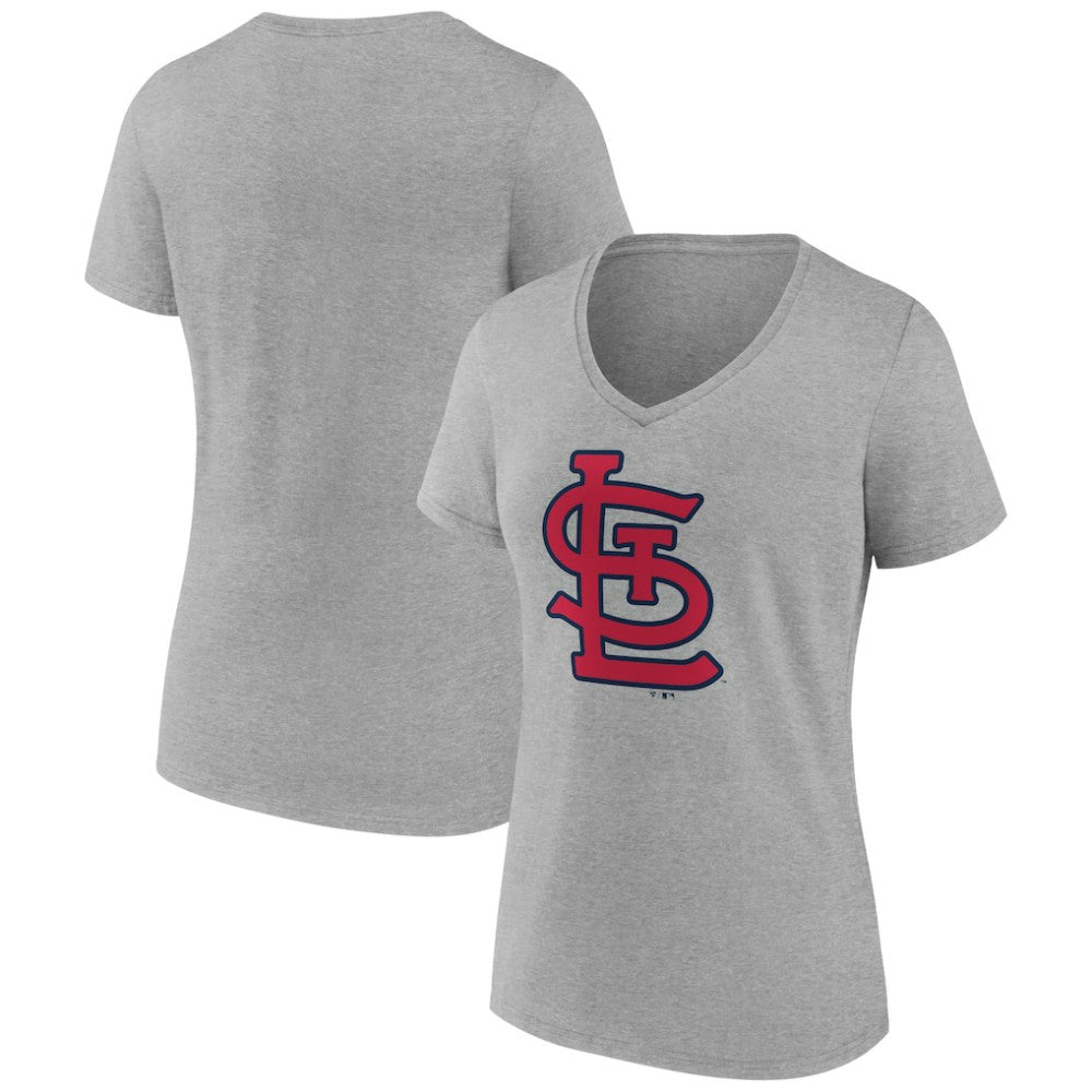St. Louis Cardinals Women's Official Logo V-Neck T-Shirt - MLB T-shirts
