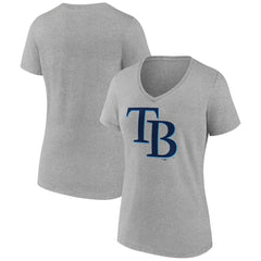 Tampa Bay Rays Women's Official Logo V-Neck T-Shirt - MLB T-shirts